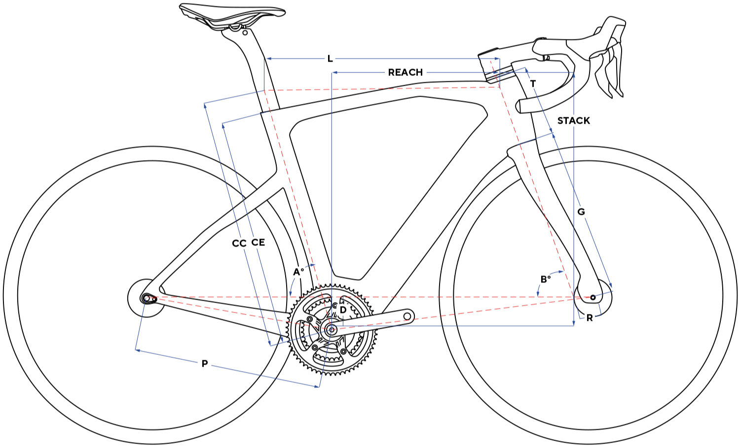 NYTRO E9 ROAD DURA ACE Di2 Geometry