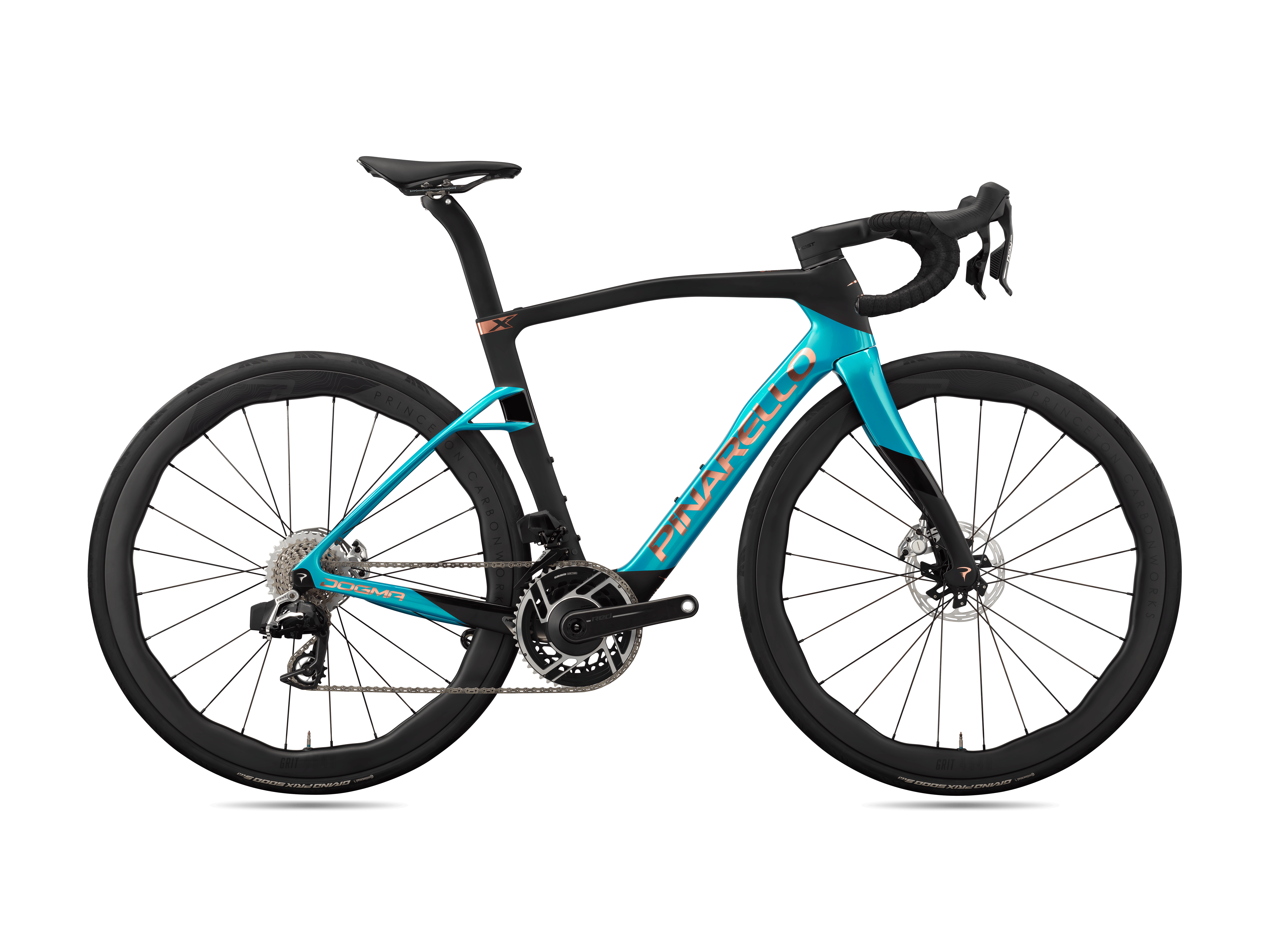 NEW DOGMA X - SRAM RED ETAP AXS - AQUA VEIL