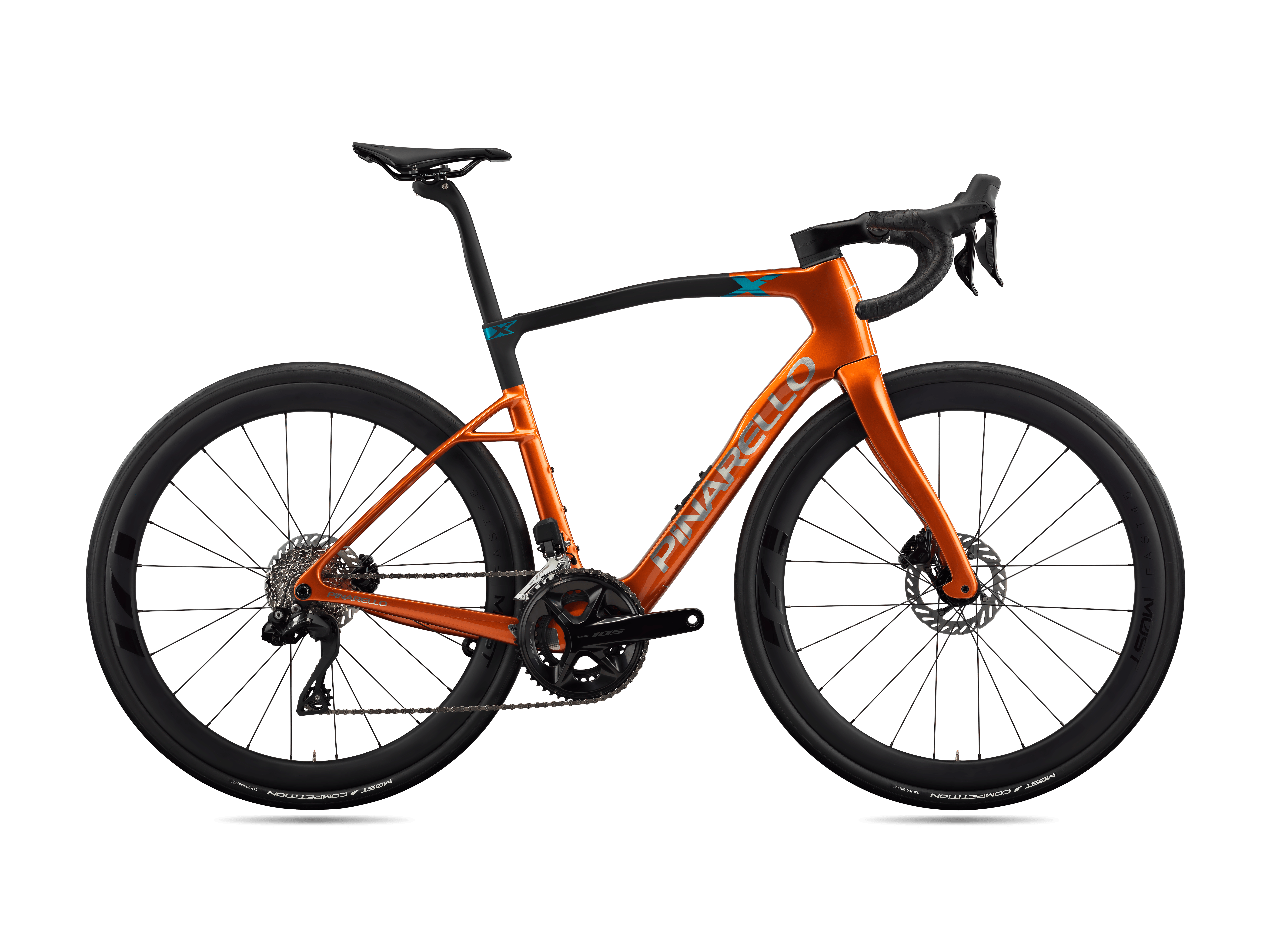 NEW PINARELLO X5 - 105 Di2 - AMBER TRACE